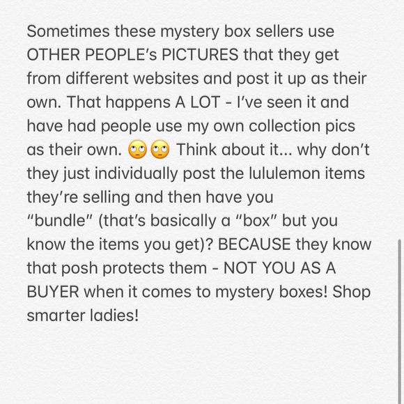 *PSA - DO NOT BUY FAKE LULULEMON OR MYSTERY BOXES* - Picture 9 of 10